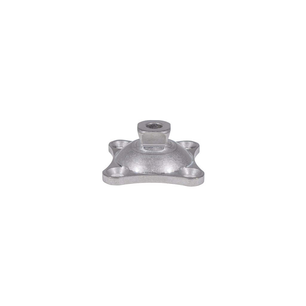 [1217A] 4 Hole Connector, Pyramid, Al