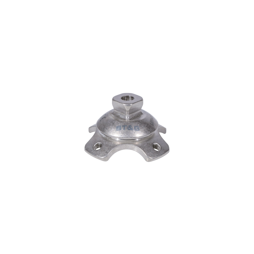 [1220A] 4 Ear Connector, Pyramid, Al