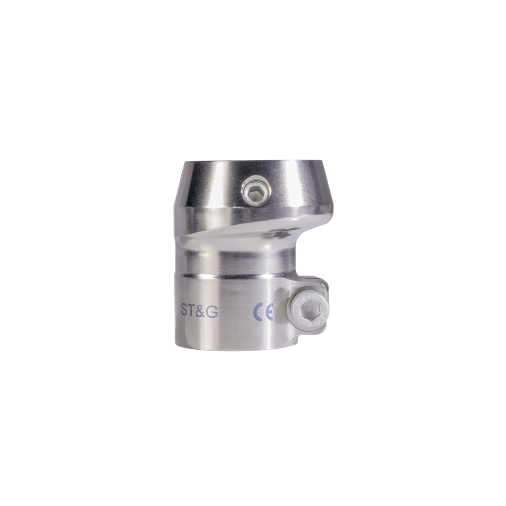 [1222T] Offset Tube Clamp, 30mm, Ti