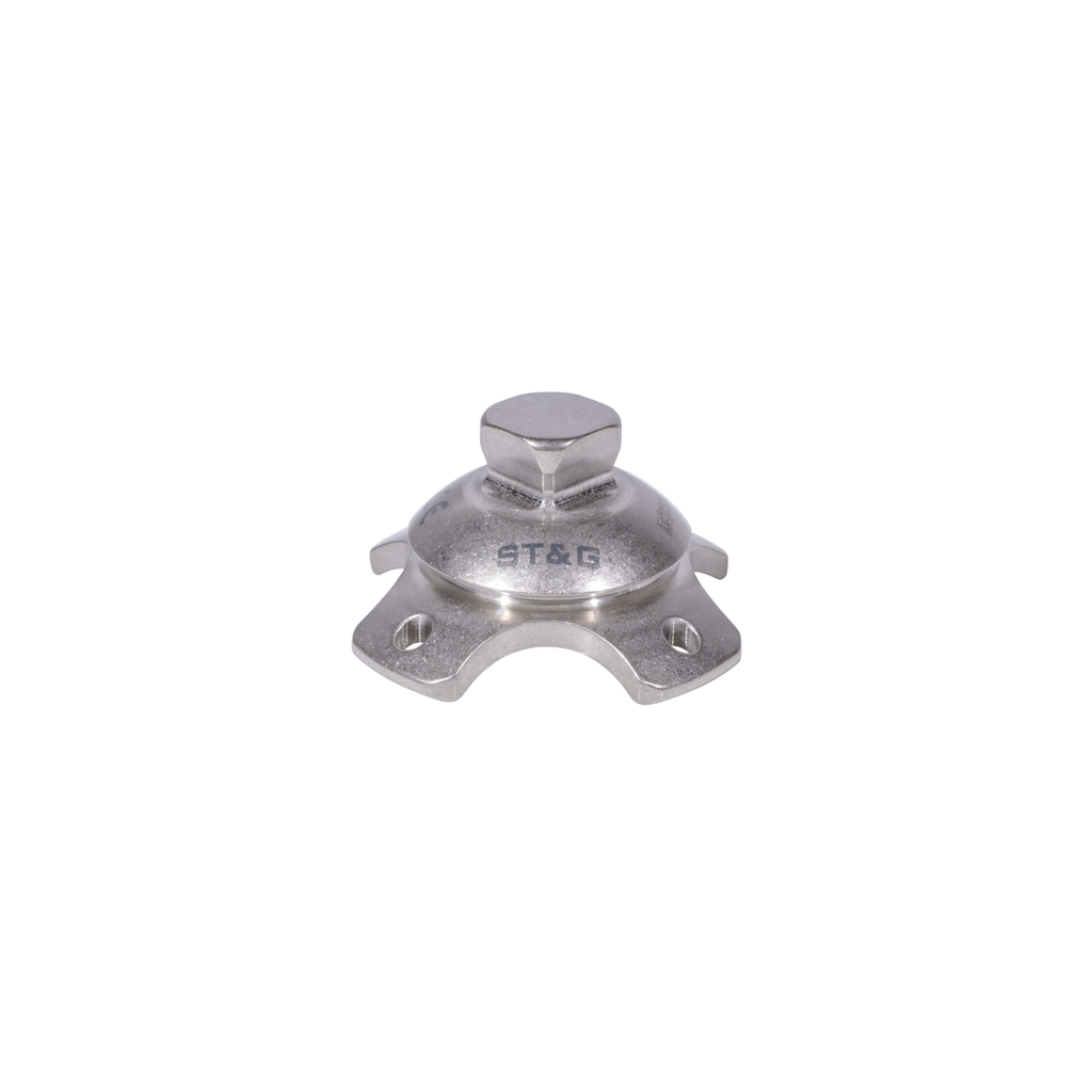 [1230T] 4 Ear Connector without Pyramid Hole, Ti