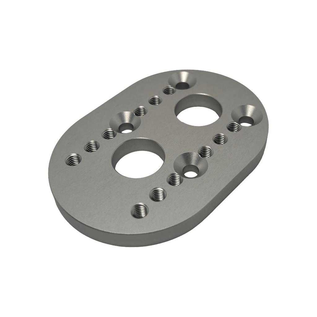 [1274A] 4 Hole Offset Plate