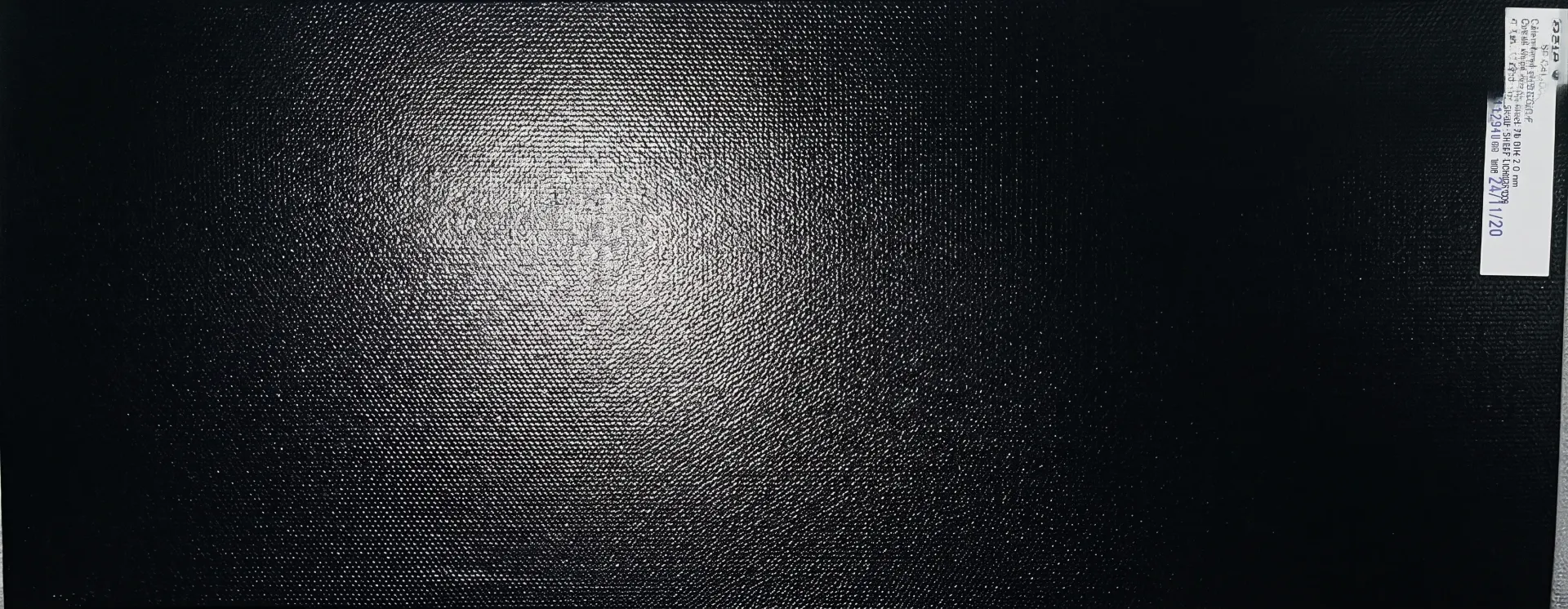 [D-SP-CAL30-STNG-BLK] PRE-ROLLED 30 SHORE SILICONE (1 SHEET) (Black)