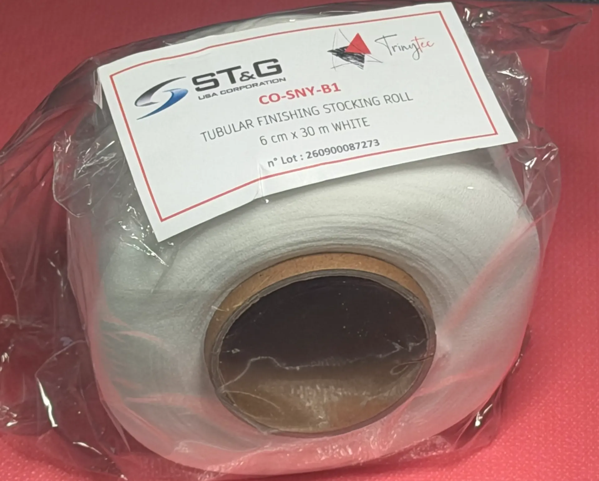 [D-CO-SNY-B1] Finishing Tubular stocking roll 6 cm width