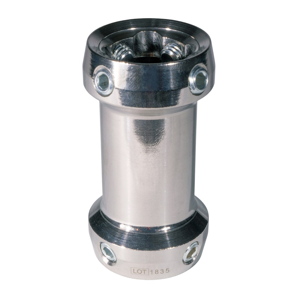 [1204A] Double Ended Adapter, 75mm, Al
