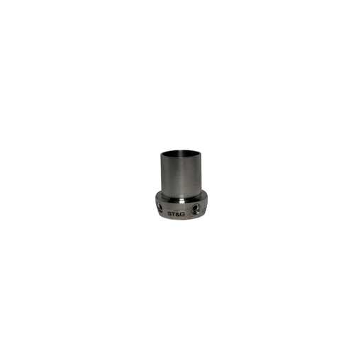 Tube with Pyramid Receiver, 45mm, SS
