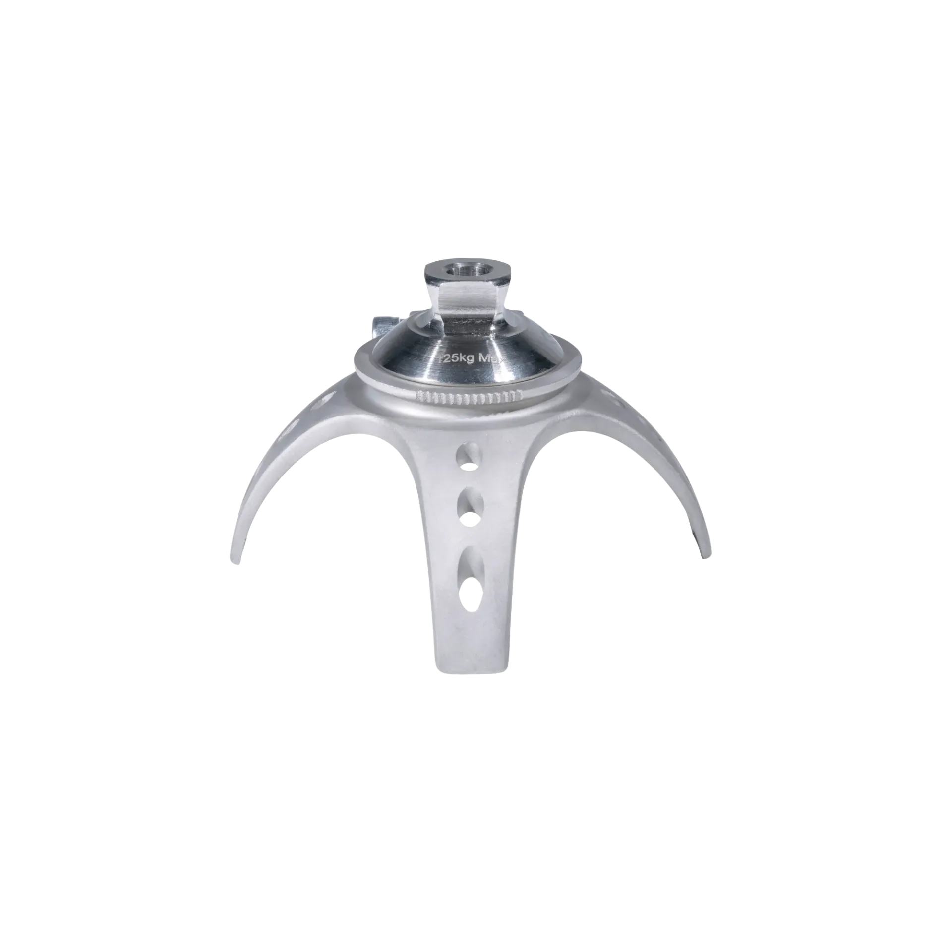 SS 3 Prong Rotating Base with SS Rotating Pyramid (1221S & 1225S)