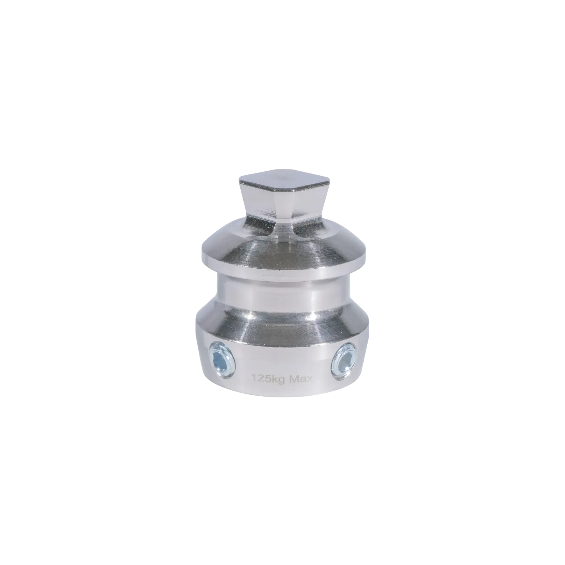 Double Ended Adapter with Pyramid, 45mm, SS