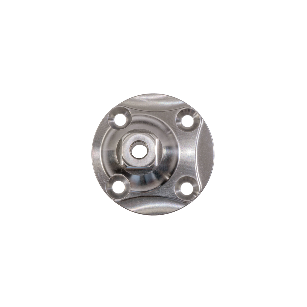 Linear Offset 4 Hole Pyramid w/Round Base, Ti