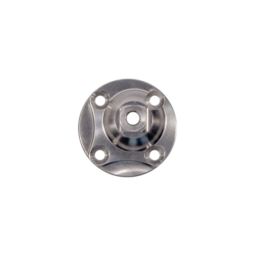 Diagonal Offset 4 Hole Pyramid w/Round Base, Ti